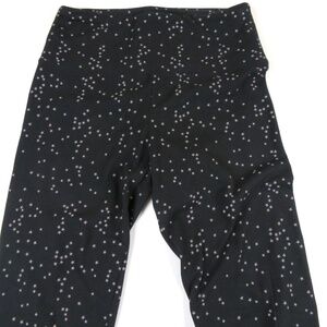 STYLE & CO Black with Gray stars Pull-on Ponte Knit Legging Pants Size XS